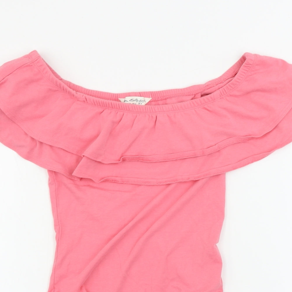 Miss Selfridge  Womens Pink   Bodysuit One-Piece Size 6