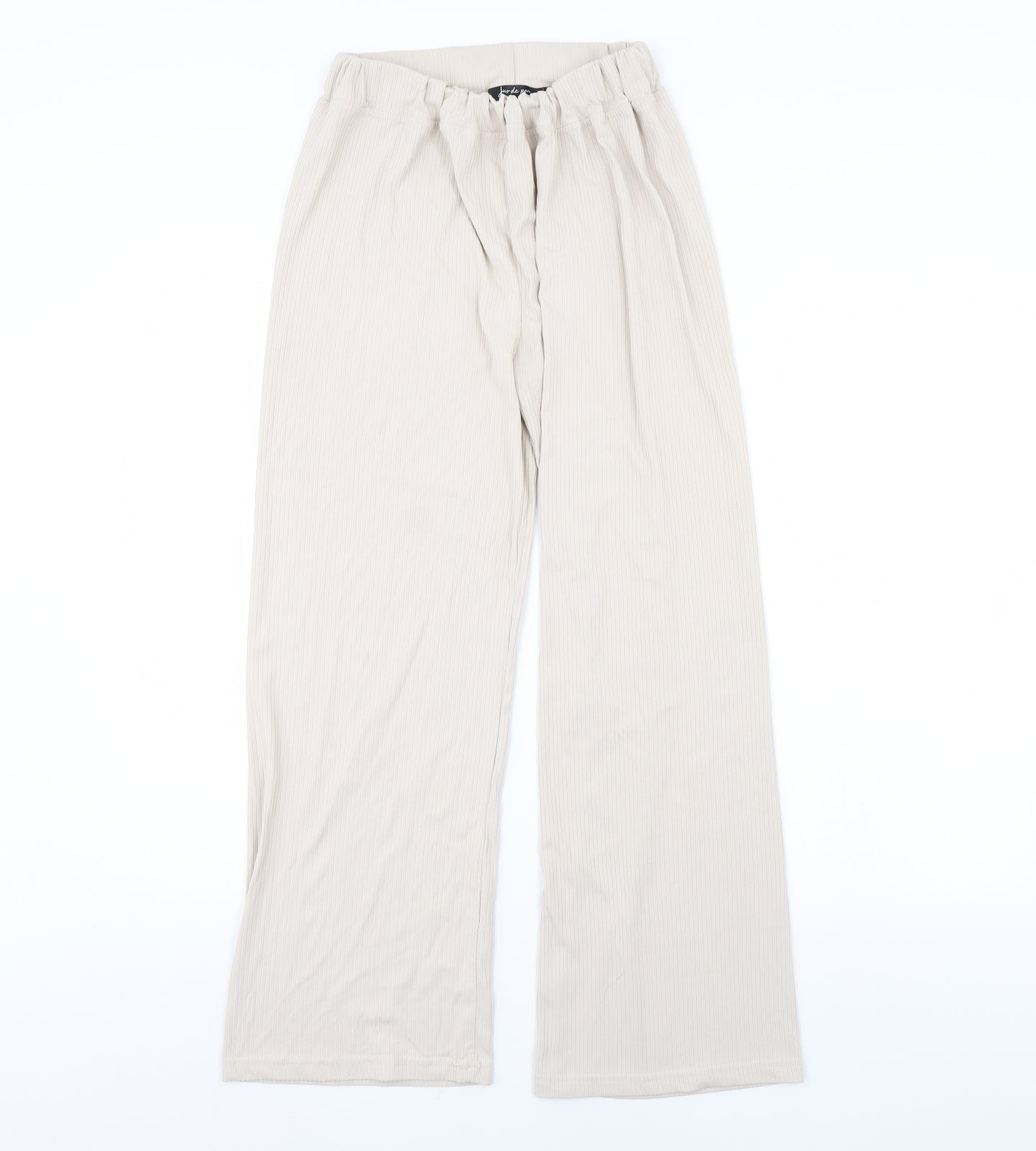 Jus De Pom Womens Ivory   Trousers  Size S L28 in