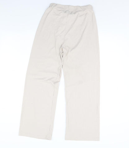 Jus De Pom Womens Ivory   Trousers  Size S L28 in