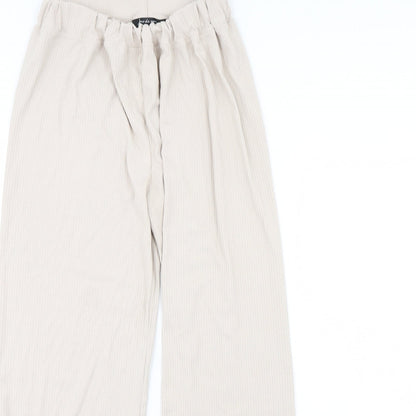 Jus De Pom Womens Ivory   Trousers  Size S L28 in