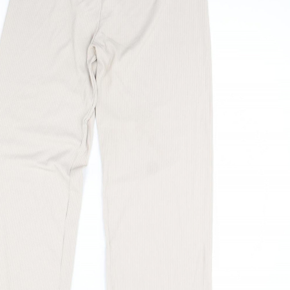 Jus De Pom Womens Ivory   Trousers  Size S L28 in
