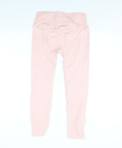Preworn Womens Pink   Compression Leggings Size L L29 in