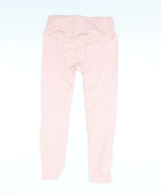 Preworn Womens Pink   Compression Leggings Size L L29 in