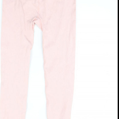Preworn Womens Pink   Compression Leggings Size L L29 in