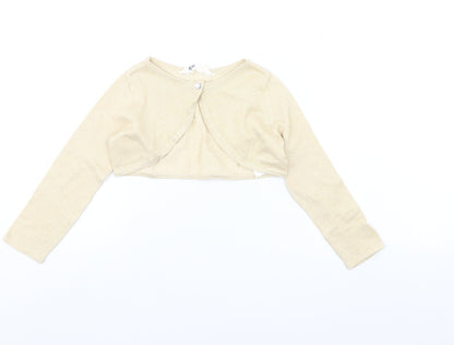 H&M Girls Beige   Jacket  Size 2 Years