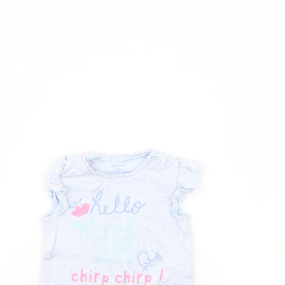 F&F Baby Blue   Babygrow One-Piece Size 0-3 Months