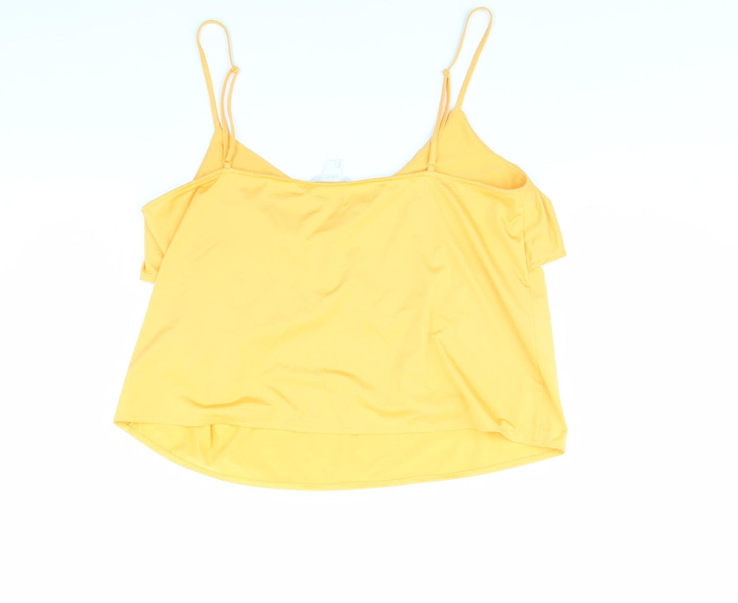 Womens UK Size L H&M Orange Cropped Tank