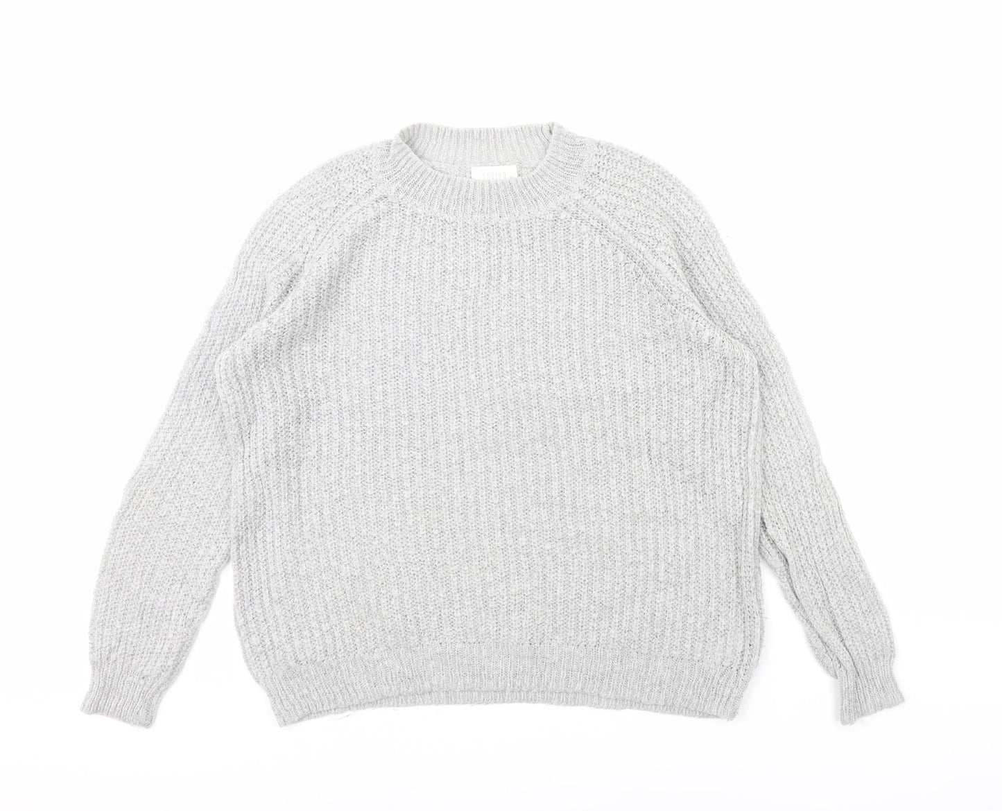saviour Womens Grey   Pullover Jumper Size M