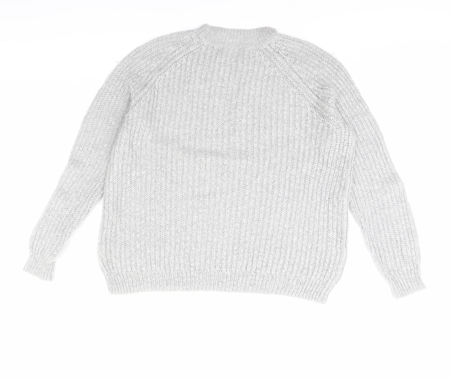 saviour Womens Grey   Pullover Jumper Size M