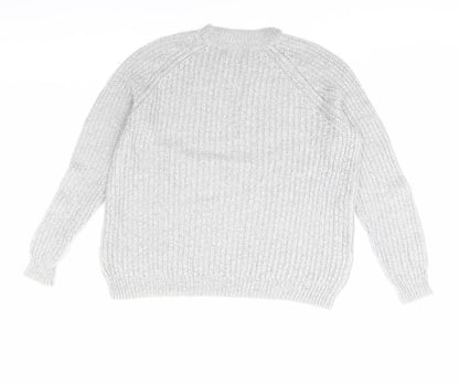 saviour Womens Grey   Pullover Jumper Size M