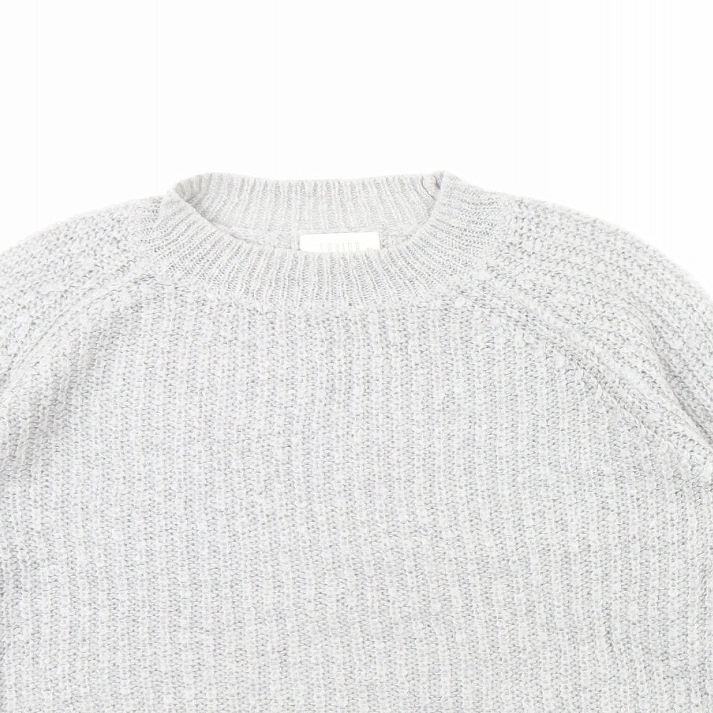 saviour Womens Grey   Pullover Jumper Size M