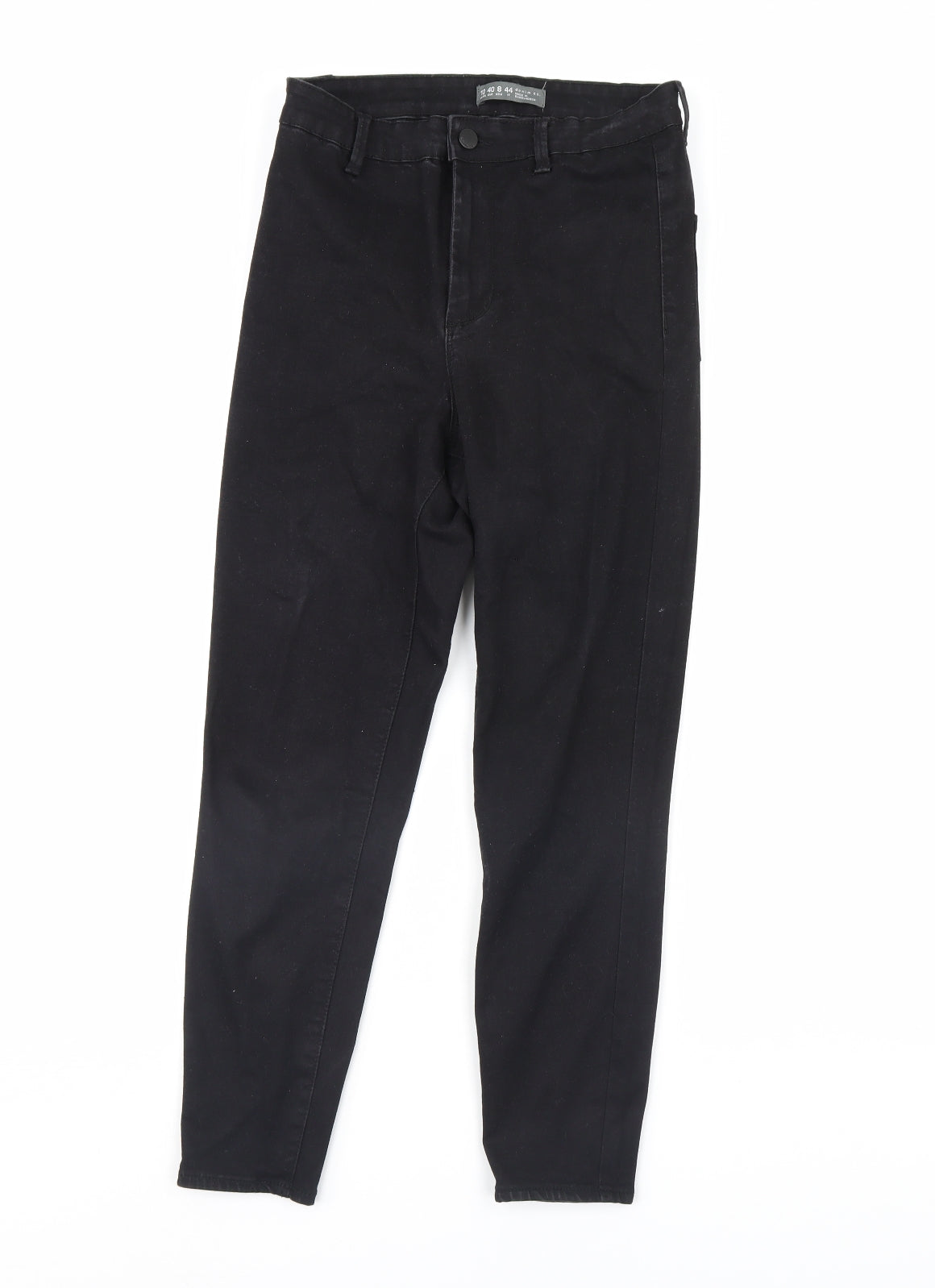 Denim & Co. Womens Black   Skinny Jeans Size 12 L29 in