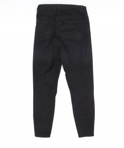 Denim & Co. Womens Black   Skinny Jeans Size 12 L29 in