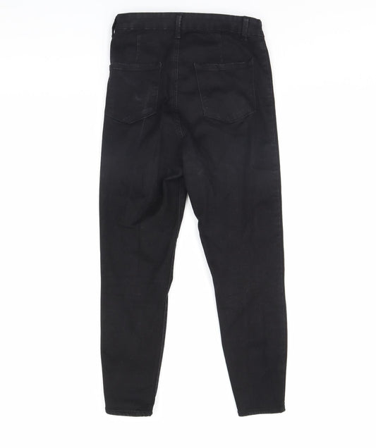 Denim & Co. Womens Black   Skinny Jeans Size 12 L29 in