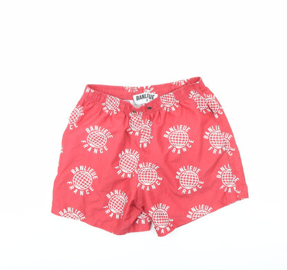 Banlieue Mens Red   Bermuda Shorts Size S