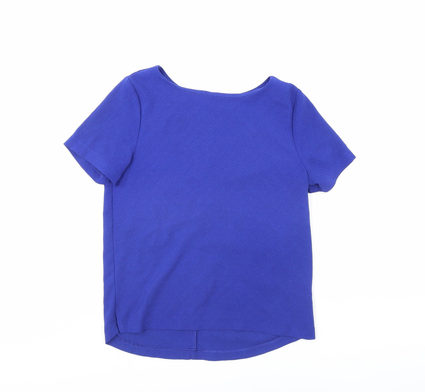 Papaya Womens Blue   Basic Blouse Size 8