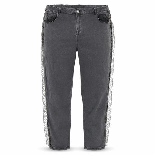 Womens UK Size 42 in Simply Be Regular Fit Straight Black Jeans
