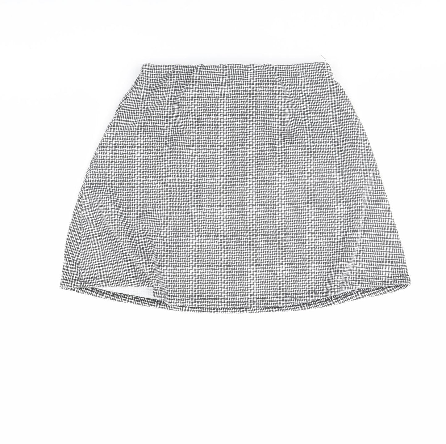 Select Womens Black Plaid  Mini Skirt Size 10