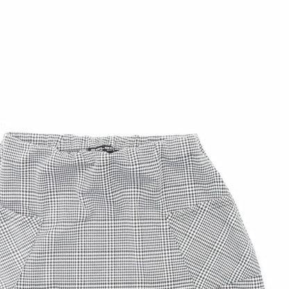 Select Womens Black Plaid  Mini Skirt Size 10