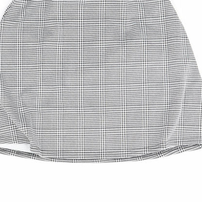 Select Womens Black Plaid  Mini Skirt Size 10