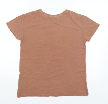 Mens UK Size S Gap Brown  T-Shirt