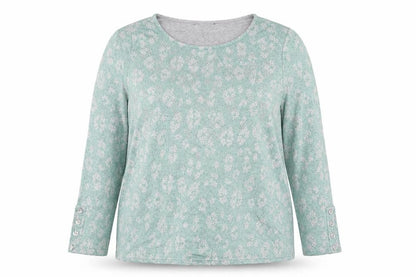 Womens UK Size 18 Preworn Green Pullover Jumper