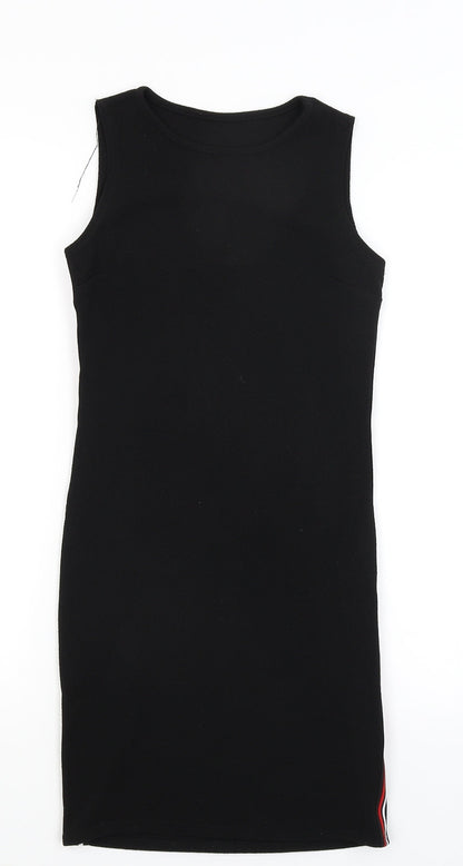Preworn Womens Black   Tank Dress  Size 8