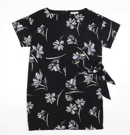 Great Plains Womens Black Floral  Basic Blouse Size M