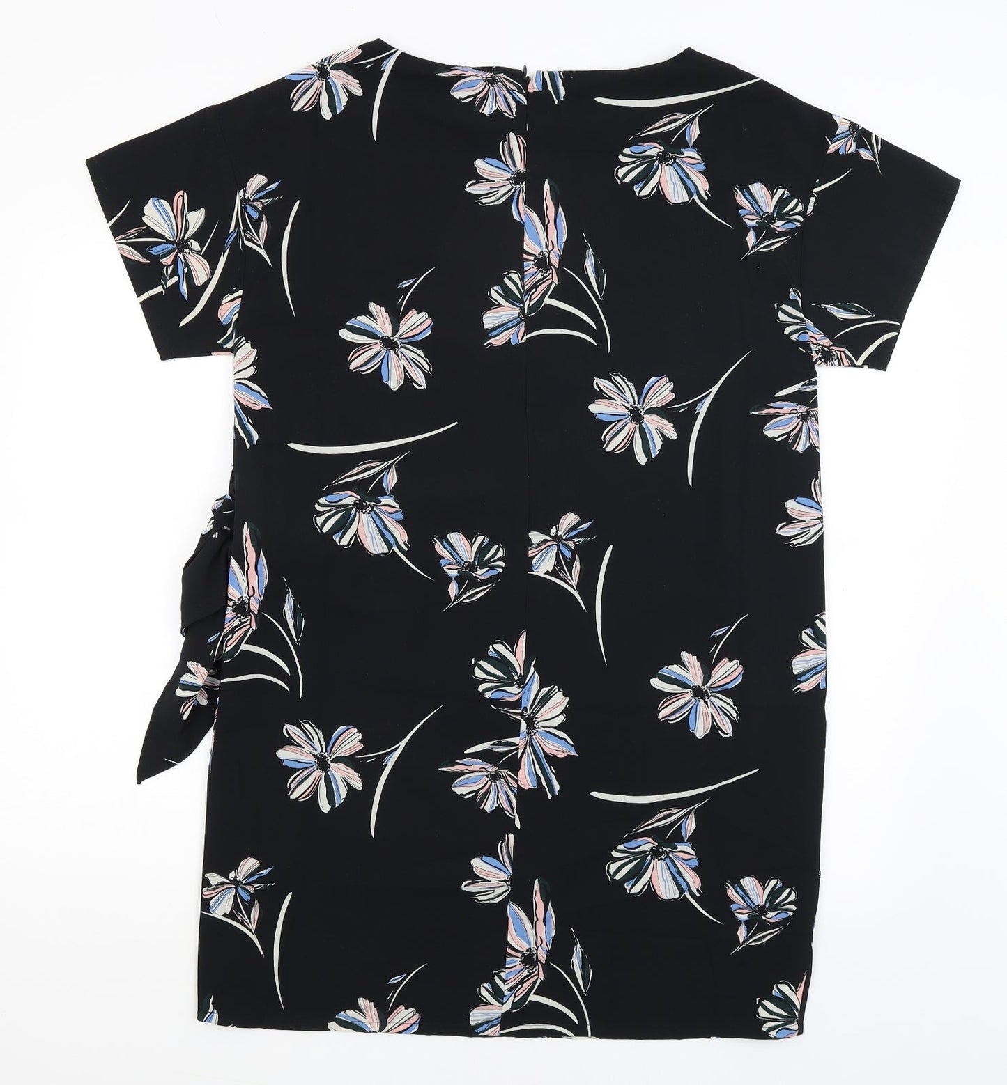 Great Plains Womens Black Floral  Basic Blouse Size M