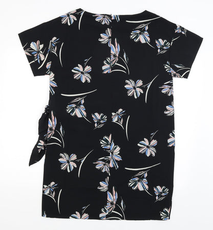 Great Plains Womens Black Floral  Basic Blouse Size M