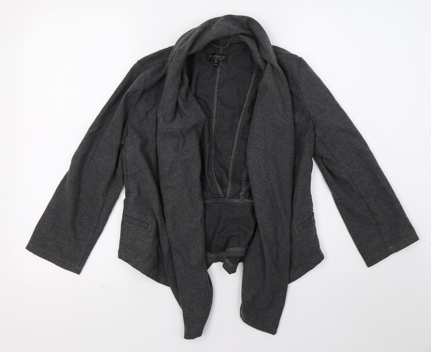 Topshop Womens Grey   Jacket Blazer Size 6