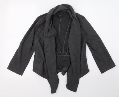 Topshop Womens Grey   Jacket Blazer Size 6