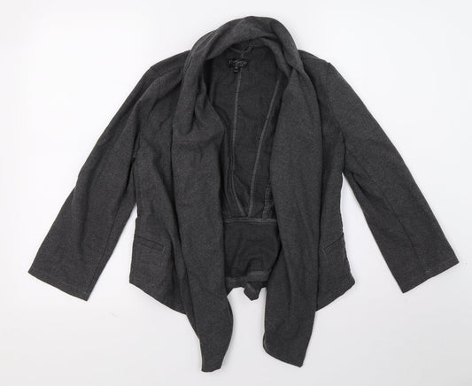 Topshop Womens Grey   Jacket Blazer Size 6