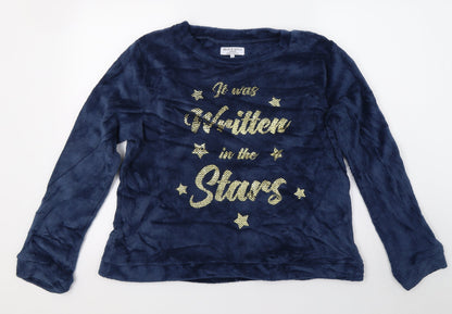 Brave Soul Womens Blue   Pullover Jumper Size L