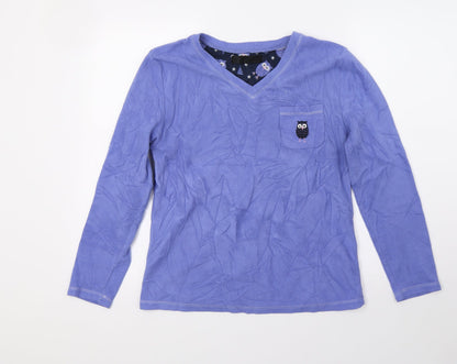 Womens UK Size M Preworn Blue Pullover Jumper