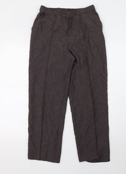 Womens UK Size 10 Marks and Spencer Regular Fit  Purple Trousers