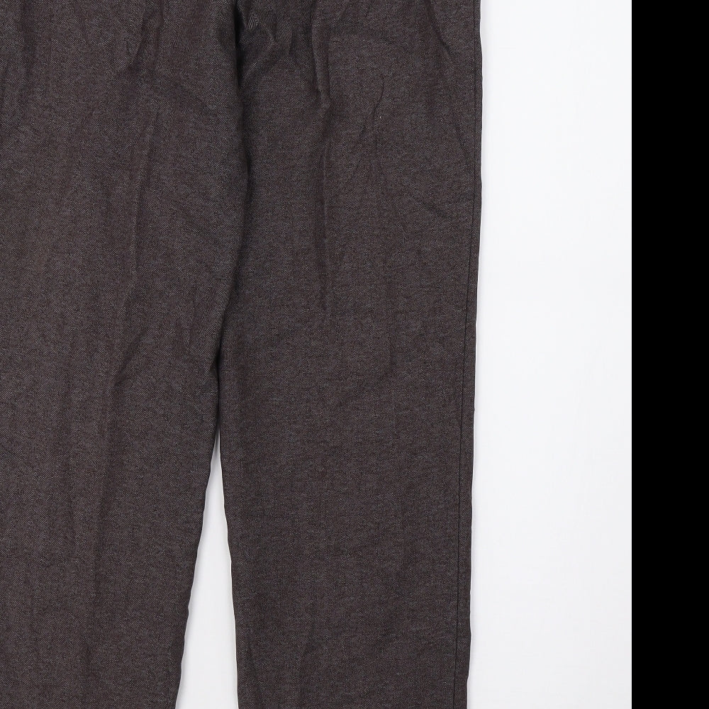 Womens UK Size 10 Marks and Spencer Regular Fit  Purple Trousers