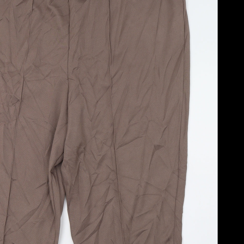 Womens UK Size 30 Slimma Regular Fit  Brown Trousers