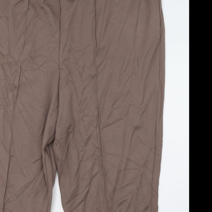 Womens UK Size 30 Slimma Regular Fit  Brown Trousers
