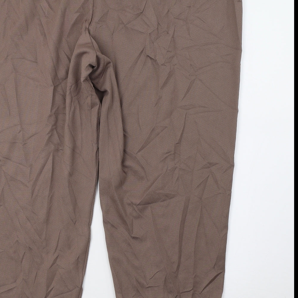 Womens UK Size 30 Slimma Regular Fit  Brown Trousers