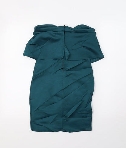 Missguided Womens Green   A-Line  Size 6