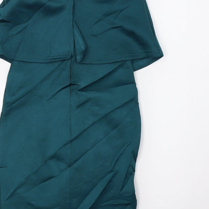 Missguided Womens Green   A-Line  Size 6