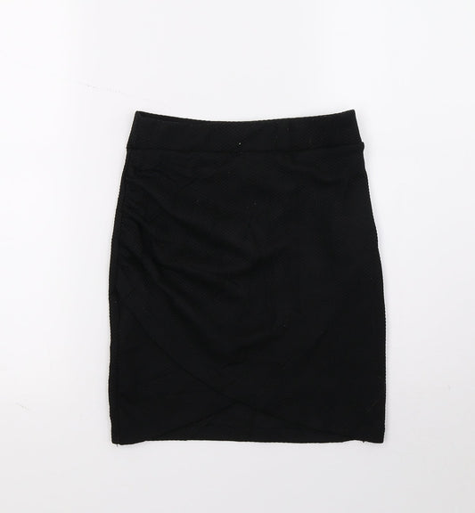 H&M Womens Black   A-Line Skirt Size XS