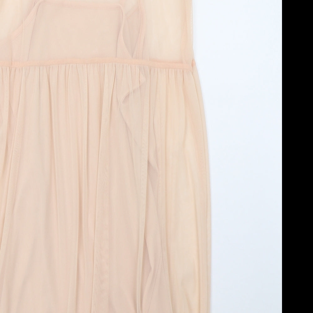 Newlook Womens Beige   A-Line  Size 10