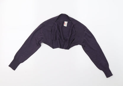 XO Girls Purple   Shrug Jumper Size 8 Years