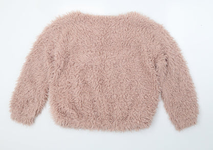 F&F Womens Pink   Pullover Jumper Size S