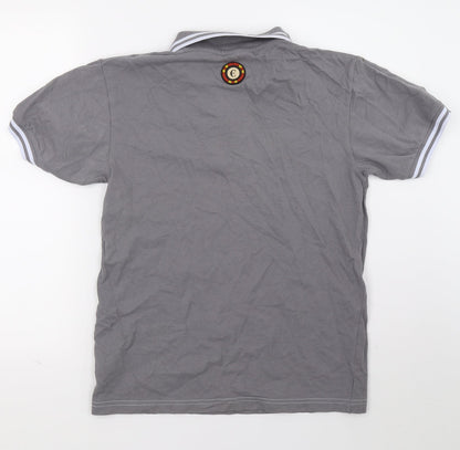 Party poker Mens Grey    Polo Size S