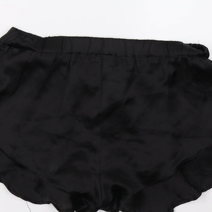 PRETTYLITTLETHING Womens Black   Bermuda Shorts Size 8