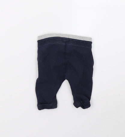 Marks and Spencer Boys Blue   Sweatpants Trousers Size 0-3 Months