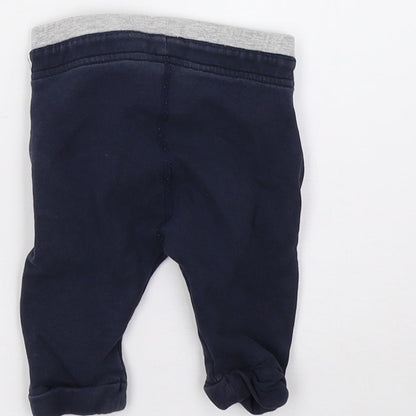 Marks and Spencer Boys Blue   Sweatpants Trousers Size 0-3 Months